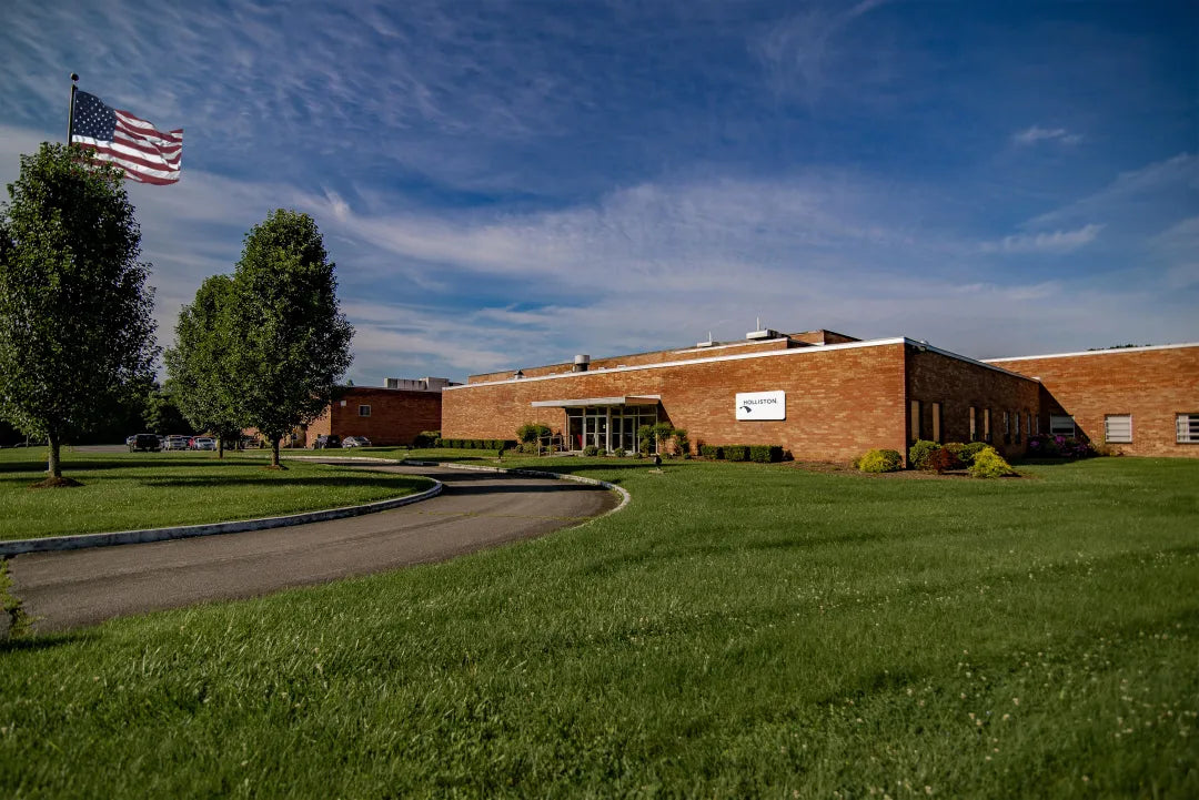 Outside of the Holliston building in Church Hill, Tennessee