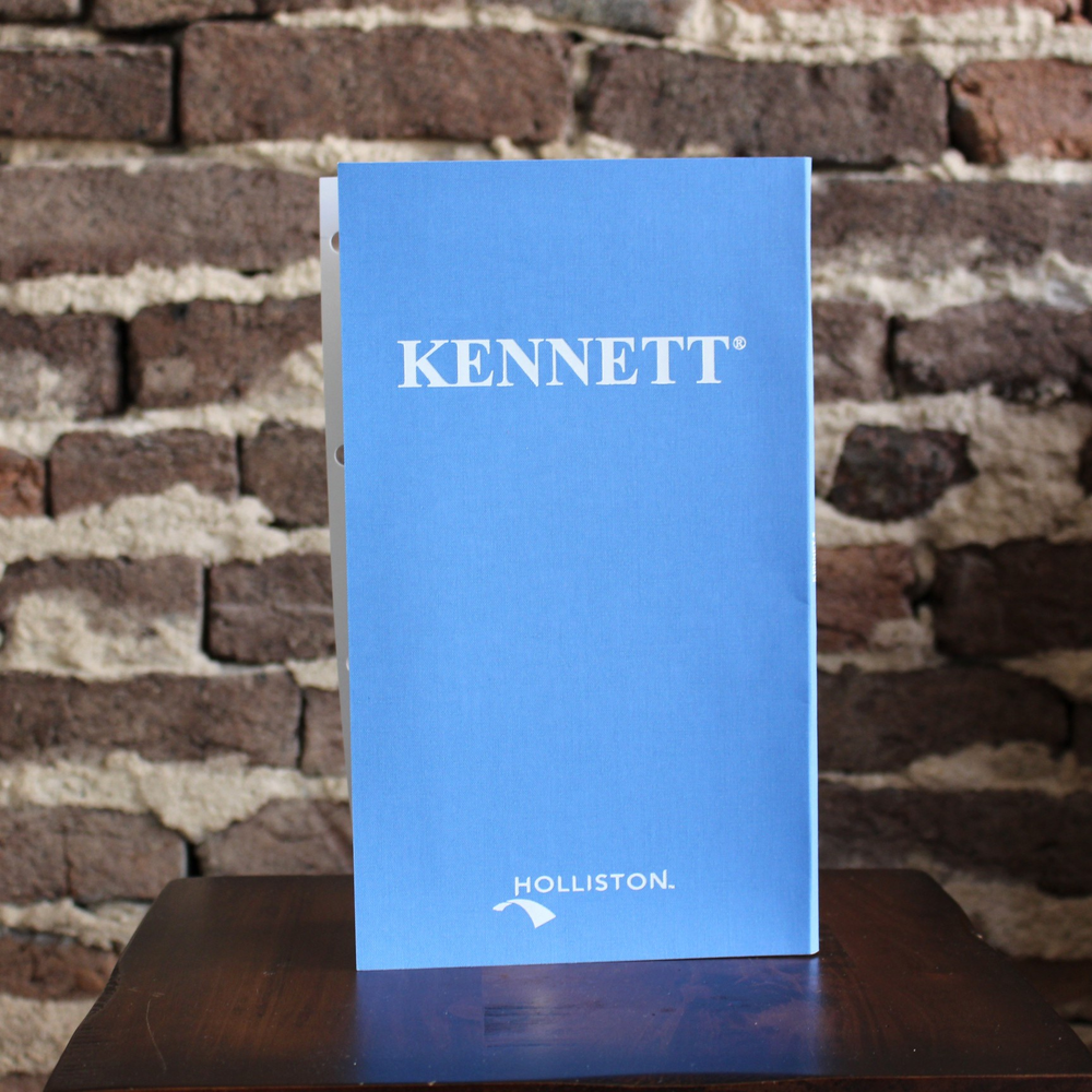 Front cover of the Kennett sample book